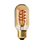 Ampoule LED à filament spirale tube E27 270lm 4W blanc chaud ⌀4,8 cm ambrée