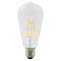 Ampoule LED à filament ST64 E27 470lm 3.4W = 40W Ø6.4cm Diall blanc chaud