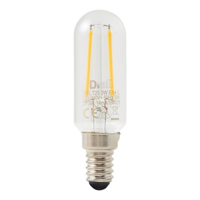 Ampoule LED à filament T25 E14 250lm 1.8W = 25W Ø2.5cm Diall blanc