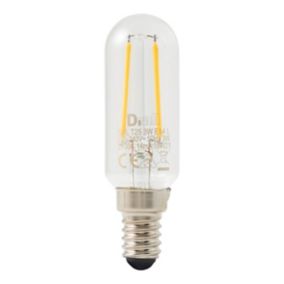 Lot 2 ampoules LED à filament T25 E14 136lm 1W = 15W Ø2.5cm Diall