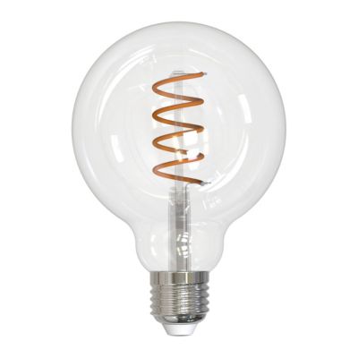 Ampoule LED à filaments torsadés globe E27 G95 806lm blanc chaud Eglo