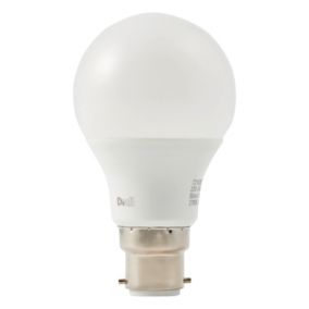 Ampoule LED A60 B22 470lm 4.2W = 40W Ø6cm Diall blanc chaud