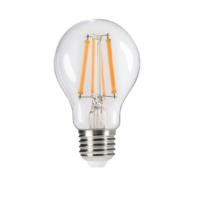 Ampoule LED A60 E27 7W Blanc Chaud Verre Transparent STEP DIM