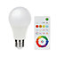 Ampoule LED A60 E27 806lm 8W = 60W Ø6cm Diall RVB et blanc chaud aux nuance blanc froid