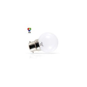 Ampoule LED B22 1W 45mmx66mm - RGB