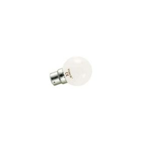 Ampoule LED B22 1W équivalent 9W G45 - Blanc Chaud 3000K