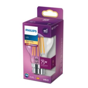 Ampoule LED B22 A60 1055lm 8.5W IP20 blanc chaud Philips