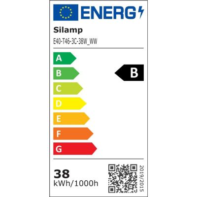 Ampoule LED Éclairage Public E40 38W 6500lm - Blanc Chaud 2300K - 3500K - SILAMP