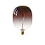 Ampoule LED Colors Avesta dimmable E27 Allongée ⌀ 17cm 130lm 5W blanc chaud Calex marron