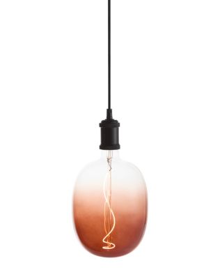 Ampoule LED Colors Avesta marron dimmable E27 Allongée ⌀17cm 130lm 5W blanc chaud Calex