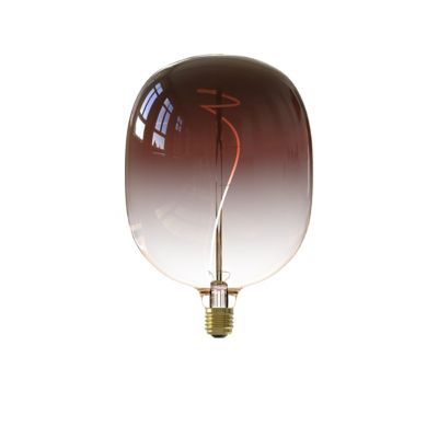 Ampoule LED Colors Avesta marron dimmable E27 Allongée ⌀17cm 130lm 5W blanc chaud Calex