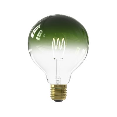 Ampoule LED Colors Nora vert dimmable E27 globe ⌀ 12,5cm 130lm 4W blanc chaud Calex