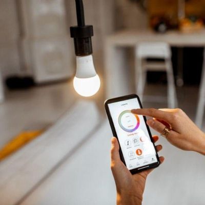 Ampoule LED Connectée WiFi E27 4.5W G45 RGBW - SILAMP