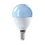 Ampoule LED connectée E14 Sphérique 470lm 40W RVB et blanc chaud à blanc froid couleur variable Awox