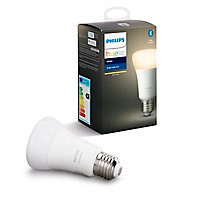 Ampoule LED connectée E27 800lm 9.5W blanc chaud Philips Hue