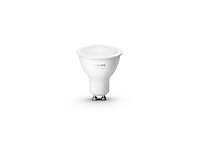 Ampoule LED connectée GU10 250lm 5.5W blanc chaud Philips Hue
