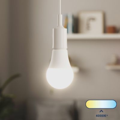 Ampoule LED connectée Myko E14 flamme 470lm=40W variation de blancs et couleurs Jacobsen blanc