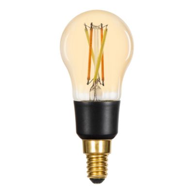 Ampoule LED connectée Myko E14 mini globe à filament 470lm=40W variation de blancs Jacobsen ambrée