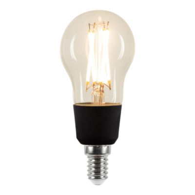Ampoule LED connectée Myko E14 mini globe à filament 470lm=40W variation de blancs Jacobsen transparent