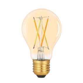 Ampoule LED connectée Myko E27 A60 standard à filament 806lm=60W variation de blancs Jacobsen ambrée