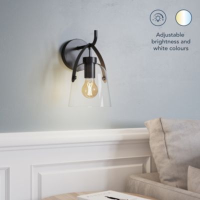 Ampoule LED connectée Myko E27 A60 standard à filament 806lm=60W variation de blancs Jacobsen ambrée