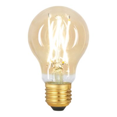 Ampoule LED connectée Myko E27 A60 standard à filament 806lm=60W variation de blancs Jacobsen ambrée
