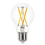 Ampoule LED connectée Myko E27 A60 standard à filament 806lm=60W variation de blancs Jacobsen transparent