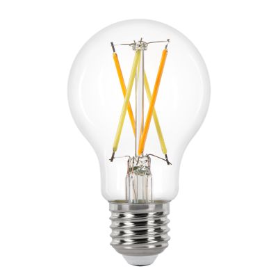 Ampoule LED connectée Myko E27 A60 standard à filament 806lm=60W variation de blancs Jacobsen transparent