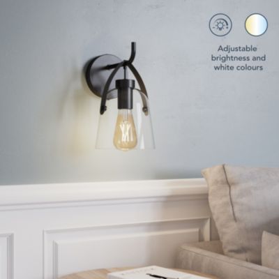 Ampoule LED connectée Myko E27 Edison à filament 806lm=60W variation de blancs Jacobsen ambrée