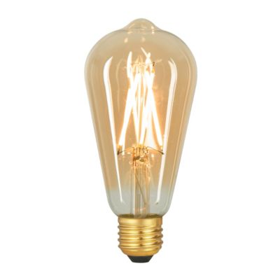Ampoule LED connectée Myko E27 Edison à filament 806lm=60W variation de blancs Jacobsen ambrée
