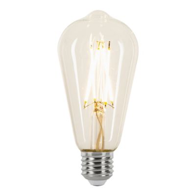 Ampoule LED connectée Myko E27 Edison à filament 806lm=60W variation de blancs Jacobsen transparent