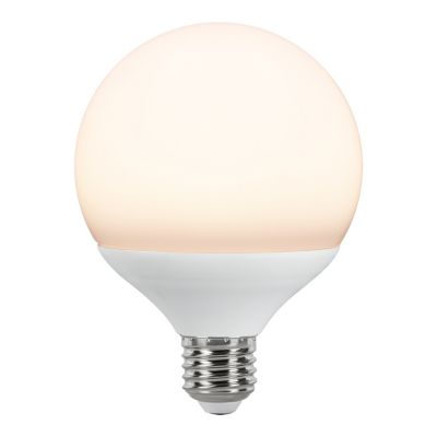 Ampoule LED connectée Myko E27 globe Ø10cm 1521lm=100W variation de blancs et couleurs Jacobsen blanc