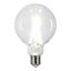 Ampoule LED connectée Myko E27 globe Ø9,5cm à filament 1055lm=75W variation blancs Jacobsen transparent