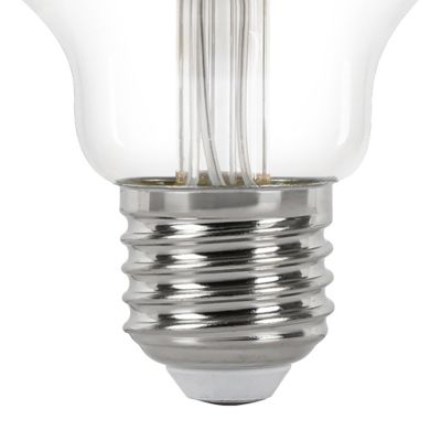 Ampoule LED connectée Myko E27 globe Ø9,5cm à filament 1055lm=75W variation blancs Jacobsen transparent