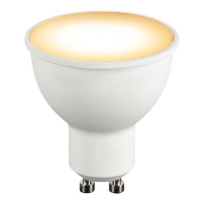 Ampoule LED connectée Myko GU10 350lm=32W variation blancs et couleurs Jacobsen blanc