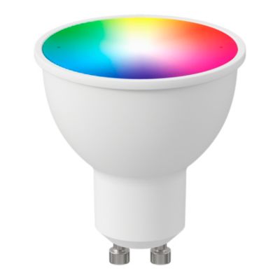 Ampoule LED connectée Myko GU10 350lm=32W variation blancs et couleurs Jacobsen blanc