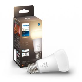 Ampoule LED connectée Philips Hue A60 IP20 E27 1055lm 9.5W 75W blanc chaud