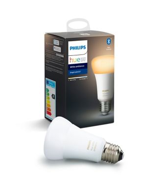 Ampoule LED connectée Philips G65 lumière blanche et colorée E27 11W
