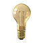Ampoule LED Crown Glassfiber dimmable E27 A60 ⌀ 6cm 60lm 2,3W blanc chaud Calex doré
