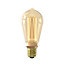 Ampoule LED Crown Glassfiber dimmable E27 ST64 ⌀ 6,4cm 100lm 3,5W blanc chaud Calex doré