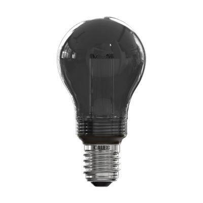 Ampoule LED Crown Glassfiber noir dimmable E27 A60 ⌀ 6cm 40lm 3,5W blanc chaud Calex