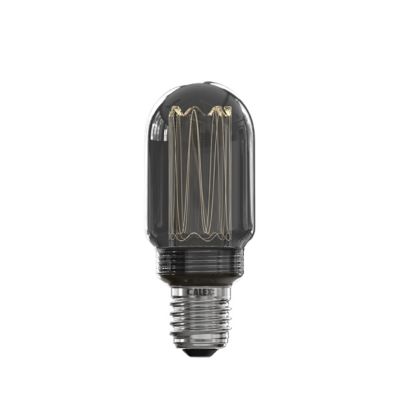 Ampoule LED Crown Tube Glassfib noir dimmable E27 Tube ⌀ 4,5cm 40lm 3,5W blanc chaud Calex
