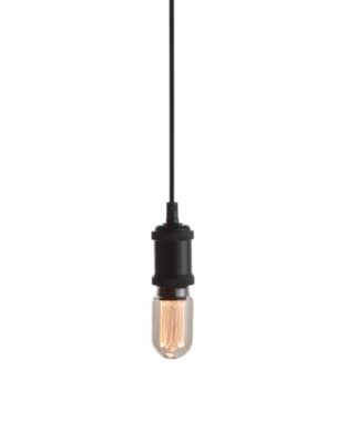 Ampoule LED Crown Tube Glassfib noir dimmable E27 Tube ⌀ 4,5cm 40lm 3,5W blanc chaud Calex