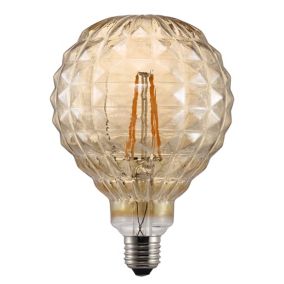 Ampoule LED décorative E27 ⌀12cm 140lm 2W ambré blanc chaud Nordlux