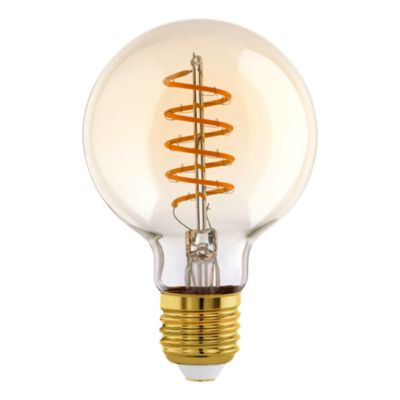 Ampoule LED décorative ambré E27 806lm blanc chaud 8W Eglo