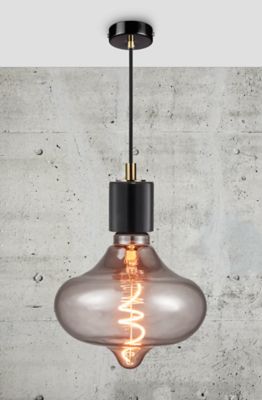 Ampoule LED décorative dimmable E27 G280 ⌀28cm 350lm fumé blanc chaud Nordlux