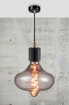 Ampoule LED décorative dimmable E27 G280 ⌀28cm 350lm fumé blanc chaud  Nordlux