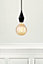 Ampoule LED décorative E27 ⌀12cm 140lm 2W ambré blanc chaud Nordlux
