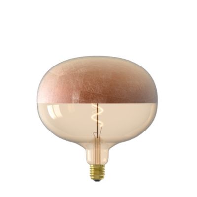 Ampoule LED décorative XXL Boden verre cuivré craquelé dimmable E27 4W 100lm Calex