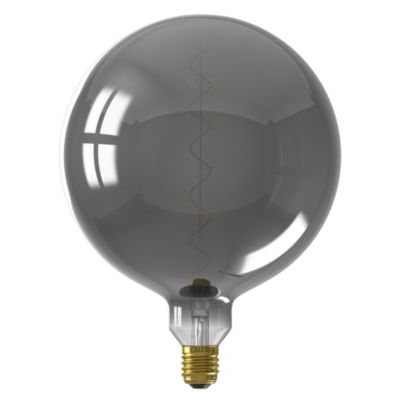 Ampoule LED décorative XXL Kalmar verre gris titane dimmable E27 5W 70lm Calex